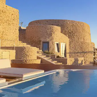 santorini villas